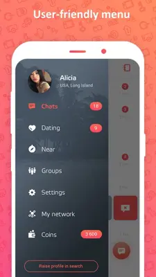 UAround - Free dating, flirt chat, date foreigners android App screenshot 5